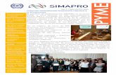 Boletín PYME 2 2014 - SIMAPRO · 2019-11-26 · Núm. 2, 3ª época, julio 2014, México PYME Concurso internacional Innovación Caminos a ... sesiones de actividad física para
