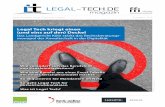 Legal Tech kriegt einen (und eins auf den) Deckel Tech-Magazin_1...wert, weil sie noch einmal deutlich macht, warum das geltende Recht so mit neuer Technologie hadert (oder umgekehrt).