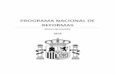 PROGRAMA NACIONAL DE REFORMAS · 2019-04-30 · 2.1.3. Modernización del sistema impositivo: suficiencia de ingresos y adaptación a los ... Nacional de Reformas (PNR en adelante)