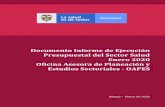 Documento Informe de Ejecución Presupuestal del …...Bogotá – Marzo de 2020 2 INTRODUCCIÓN El documento que se presenta a continuación, da cuenta de la ejecución presupuestal