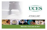 Presentación Julio 2013 - w.uces.edu.arw.uces.edu.ar/.../2013/09/Presentacion_Julio_20131.pdf · A˜˜˜˜˜˜˜˜˜˜ ˜˜˜˜˜˜˜˜˜˜ ˜˜˜ M ERCOSUR Índice de precios al