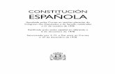 CONSTITUCIÓN ESPAÑOLA · ESPAÑOLA. Aprobada polas Cortes en sesións plenarias do . Congreso dos Deputados e do Senado celebradas o 31 de octubro de 1978 Ratificada polo pobo .