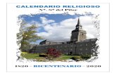 LaMennais.org · Calendario religioso 2020 Menesianos PRESENTACIÓN El Calendario religioso, recuerda en primer lugar las fiestas de Nuestro Señor Jesucristo, las de la Santísima