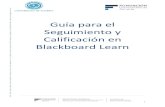 Guía para el Seguimiento y Calificación en Blackboard Learn · Sacramento. La Cañada de San Urbano 04120 Almería (España) (+34)950214251 soporte.eva@fm.ual.es - Enviar correo