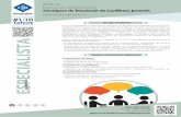 EU en Tècniques de Resolucio de Conflictes Juvenils 2016-17 · Curs d’Actualització Universitària en Resolució de Conflictes Juvenils: especialització en àmbit comunitari
