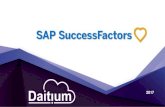 Presentación de PowerPointdaitium.com/PresentaciónDaitium - SAP SFSF.pdf · Análisis de tendencias inter-departamentales Reportes estándares Diseñador de reportes. Solución
