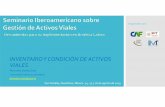 INVENTARIO Y CONDICIÓN ACTIVOS VIALESgestionactivos.mx/wp-content/uploads/2019/08/5-1... · 2019-08-27 · Seminario Iberoamericano sobre Gestión de Activos Viales Índice Herramientas