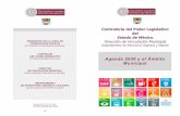 Contraloría del Poder Legislativo del Estado de México ... · ello que debe participar de manera decidida en alcanzar los objetivos de la Agenda 2030. La Contraloría del Poder