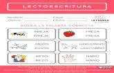 LECTOESCRITURA - La Fábrica de Materiales...Autora del material: Marta García · Procedencia: LA FÁBRICA DE MATERIALES (lafabricademateriales.es) Licencia: CC (BY-NC-SA) · Propiedad: