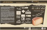 fira formatge 2015 - Sant Pol de Mar€¦ · de degustació que dóna dret a 4 tastos de formatge i a una copa de vi. Preu : 7,00€. També es podran adquirir els tiquets de les