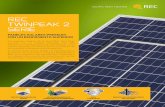 rec TwinPeak 2 SERIE - Krannich Solar España · REC con más de 2.000 empleados a nivel mundial, produce al año 1,4 GW de paneles fotovoltaicos. Esquema take-e-way de reciclaje