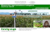 Folleto agrometeorologico INIFAP 2013-04Red de monitoreo agroclimático del estado de Zacatecas 6 calor para pasar de una etapa de desarrollo a otra. Por otra parte, debido a las variaciones
