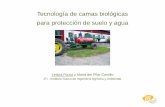 Tecnología de camas biológicas para protección de suelo y agua · Tecnología de camas biológicas para protección de suelo y agua Leticia Pizzul y Maria del Pilar Castillo JTI