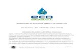 ECO 8-ECO 36 Span ECO 8 | ECO 11 | ECO 18 | ECO 24 | ECO 27 | ECO 36 INFORMACIأ“N IMPORTANTE SOBRE SEGURIDAD