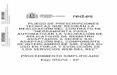 PLIEGO DE PRESCRIPCIONES TECNICAS QUE REGIRÁN LA … · 2012-06-01 · aplicativos de registro adaptados a SICRES 3.0, adaptación del componente de intercambio de SIR para su uso