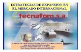 ESTRATEGIAS DE EXPANSION EN EL MERCADO INTERNACIONAL · 2011-01-04 · 5. Conclusiones. Contribuciónde TECNATOM al desarrollo del Sector Nuclear Nacional ... economías emergentes