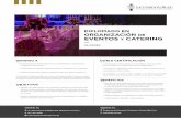 DIPLOMADO EN ORGANIZACIÓN EVENTOS CATERINGprogramaseducacioncontinua.ilcb.edu.pe/Content/BROCHURE... · 2019-05-13 · Eventos sociales, corporativos y activaciones BTL desde el