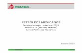 Segundo Informe Trimestral 2013Versión Final...Trimestre II/ Año 2013 1 Presentación Petróleos Mexicanos presenta el Segundo Informe Trimestral 2013 al H. Congreso de la Unión,