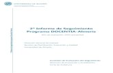 2º Informe de Seguimiento Programa DOCENTIA-Almería · 2. Informe de Resultados de la Convocatoria 2014 ... Agronomía 2 1 Biología y Geología 2 2 Derecho 2 6 Economía y Empresa
