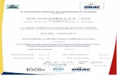 SGS COLOMBIA S.A.S. SGS - Inicio | ONAC · Determinación de Sólidos Solubles Refractometría Jugo ácidos, Néctares clarificados 8,2 g/100 g a 24,0 g/100 g 8,2 % a 24,0 % ISO 2173: