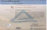  · 2017-01-12 · Certificado No. 1017 Norma de apiicación: Genific#. OHSAS 18001 :2007 01113 5714 1631535 TÜV Rheinland Colombia S.A.S, certifica: CONSTRUCTORA LANDA S.A.S. CONSTRUCTORA
