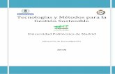 Tecnologías y Métodos para la Gestión Sostenible · 2019-05-10 · Grupo de investigación de la U.P.M. Tecnologías y Métodos para la Gestión Sostenible Silvanet – Memoria