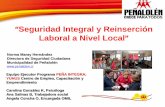 Seguridad Integral y Reinserción Laboral a Nivel Local · Peñalolén: comuna joven, diversa, grande y en crecimiento . Misión ... • La inclusión social como pilar fundamental