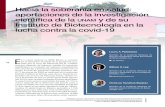 Hacia la soberanía en salud: aportaciones de la ...ibt.unam.mx/computo/pdfs/palomares_30jun2020.pdf · del 2010 y que causaría estragos severos tanto para la salud como para la