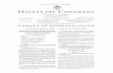 GACETA DEL C ONGRESO · (artículo 36, ley 5a. de 1992) imprenta nacional de colombia senado y camara aÑo xviii - nº 527 bogotá, d. c., jueves 18 de junio de 2009 edicion de 32