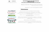 Titulares - Congreso del Estado de Michoacáncongresomich.gob.mx/file/Resumen-EJecutivo-171219.pdf · Aguilar del Verde y Wilma Zavala Ramírez de la Representación Parlamentaria.
