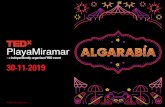 TEDx Playa Miramar ALGARABIA 2019 - Patrocinios - CDMX€¦ · TED comenzó como una conferencia de cuatro días en California ... del mundo, que son invitados a dar una charla en
