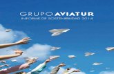 Informe de sostenIbIlIdad 2014 - Grupo Aviaturproductos.grupoaviatur.com/informe2014.pdf · Con la agencia de viajes se da inicio al Grupo empresarial aviatur, que actualmente cuenta