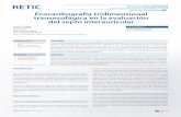 Artículo de revisión Ecocardiografía tridimensional ......RETIC 2018 (1); 2: 9-14 9 Artículo de revisión 02Revista de ecocrdiorí práctica y otras técnicas de imagen cardíaca