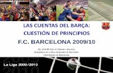 F.C. BARCELONA 2009/10 - ACCID · Real Madrid CF, FC Barcelona, Manchester United. Cuentas de Resultados 2009/10 TEMPORADA 2009/10 R. Madrid FC Barcelona ManchesterUtd Concepto MM€