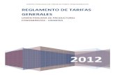 PROPUESTA DE MODIFICACI N REGLAMENTO DE TARIFAS … DE TARIFAS GENERALES 2012.pdfuniÓn peruana de productores fonogrÁficos 2012 reglamento de tarifas generales uniÓn peruana de