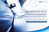 Perspectivas de la economía española - BBVA Research · 2018-09-14 · La percepción de los hogares sobre la perspectivas de la economía española está en máximos … y sobre