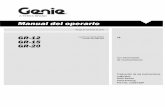 Manual del operario - Genieliftmanuals.gogenielift.com/Operators/Spanish/133572SP.pdf · N.º de pieza 133572SP GR-12 † GR-15 † GR-20 3 Definiciones de símbolos y pictogramas