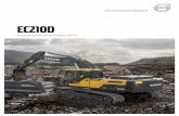 Volvo Brochure Crawler Excavator EC210D Spanish · Volvo ofrece un conjunto de cucharas de alta calidad diseñadas para ... Las tuberías auxiliares innovadoras brindan la presión