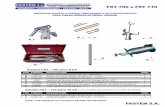 Equipos PATT - Serie FST 700 - Fasten S.A. PATT - Serie FST 700.pdf · F TG-293 Trapecio de instalación y recupero, con cabezal universal o hexagonal 1 G CMPE Caja metálica porta