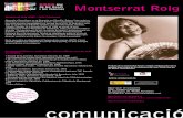 Montserrat Roig (1946 – 1991, Catalunya) · 2016-08-01 · Montserrat Roig (1946 – 1991, Catalunya) Nascuda a Barcelona, es va llicenciar en ﬁlosoﬁa i lletres i ben aviat