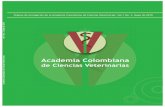 Academia Colombiana · Academia Colombianaa de Ciencias Veterinarias Órgano de divulgación de la Academia Colombiana de Ciencias Veterinarias, Vol.1 No. 3, Mayo de 2010 A c a d