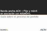 Banda ancha ACN + Fijo y móvil - ACN Inc.reps.acneuro.com/ACN-Europe_files/docs/es/Broadband_OrderGuide… · independiente por cada llamada a MÁSMÓVIL que no resulte en venta.