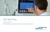 P/V Tool® Pro Guía de usuario - Hamilton Medical1cf44374... · P/V Tool Pro está disponible de forma opcional en los respiradores HAMILTON-C3/C6/G5, y es una función estándar