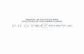 MANUAL DE POLITICAS WEB (POLITICAS DE TRATAMIENTO WEB) · por la cual se dictan disposiciones generales para la Protección de Datos Personales (LEPD); y del artículo 13 del Decreto