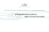 El Currículo organizado en competencias · Sección 6: Las competencias y el currículo 6.1 Tipos de competencias 26 6.2 Elementos básicos y características de una competencia
