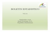 Boletin 171 Septiembre 20161 1 [Sólo lectura].pdf ......BOLETIN ESTADISTICO Vol.171 Septiembre 2016 Santo Domingo, D.N., Repœblica Dominicana 1