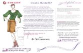 Diseño MJ3222BF · 2020-02-14 · Title: instrucciones_mj3222bf.cdr Author: Patrones de Moda S.A. de C.V. México D.F. Keywords: Patrones de Costura Moldes y Patrones de Ropa Gratis