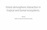 Forest-atmosphere interac0on in tropical and boreal …lfa.if.usp.br/.../Hans_Christen_Hansson_Boreal_Tropical.pdf• Forest NEE is regulated by rainfall, and any changes in the hydrological