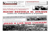 Sostenido por toda la burocracia sindical y todos los ...democraciaobrera.org/do/done84/done84.pdf · Publicación de la Liga Obrera Internacionalista - Cuarta Internacional de Argentina