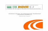 Sistema Gestor de Información Ambiental Portuaria ROM 5€¦ · SISTEMA GESTOR DE INFORMACIÓN AMBIENTAL PORTUARIA ROM 5.1. - MANUAL DE USUARIO - -1- 1. INTRODUCCIÓN Con el fin